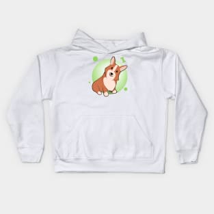 Cute corgi cartoon Kids Hoodie